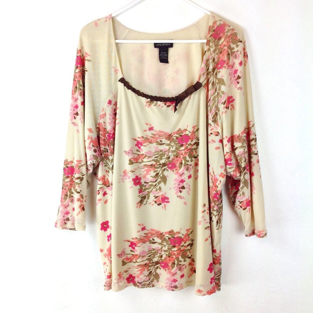Floral print Lane Bryant top